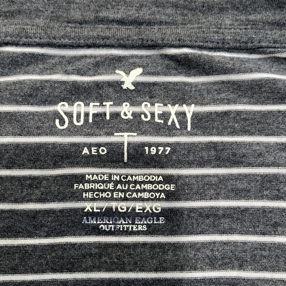 American Eagle Soft and Sexy Long Sleeve shirt - size XL - Picture 2 of 6